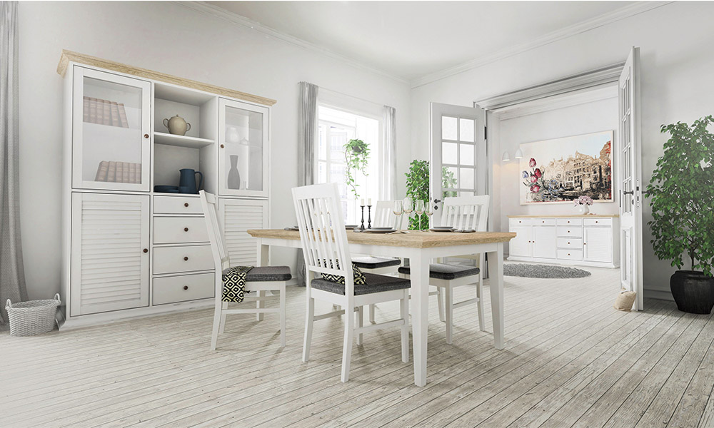 El blanco aporta sensación de amplitud decorar piso pequeño