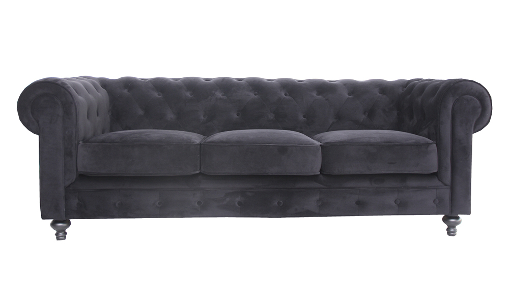 Sofá chesterfield 3 plazas LEWIS
