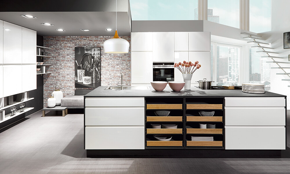 Cocina BOLERO en conforama.lolpacio extra para almacenar isla de cocina