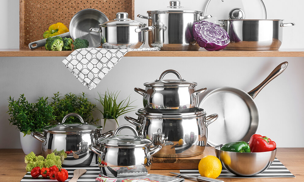 Utiliza remedios caseros para limpiar las ollas de aluminio utensilios de cocina de silicona