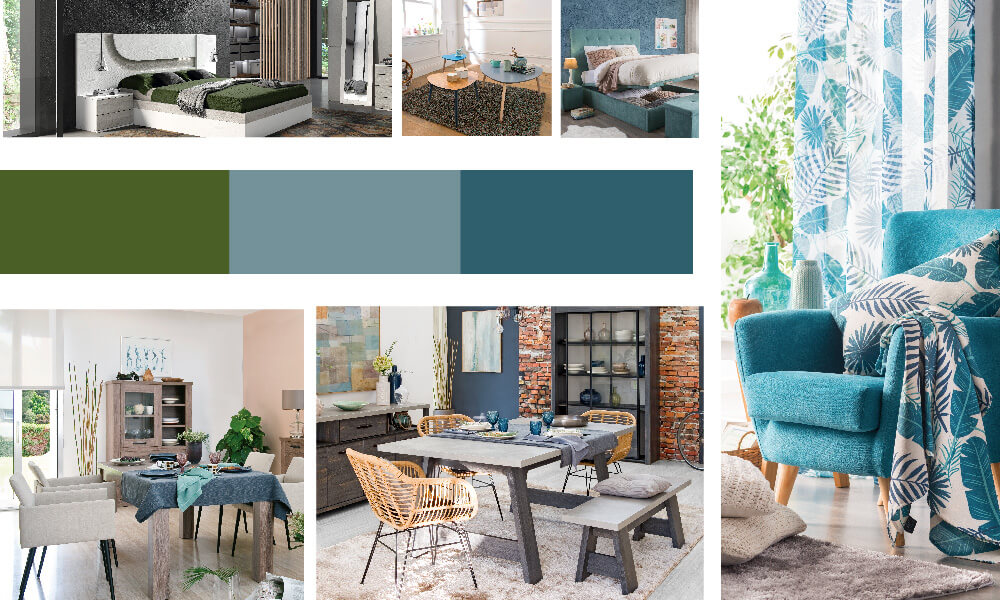 Colores relajantes para un resultado sereno del test de decoración Colores relajantes para un resultado sereno del test de decoración