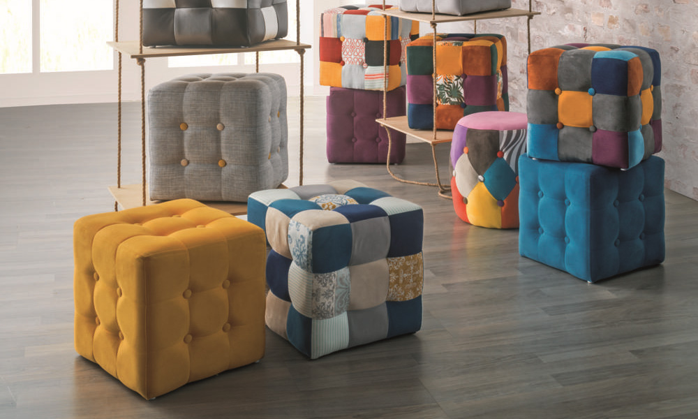 Poufs COLORS de Conforama Pufs COLORS de Conforama