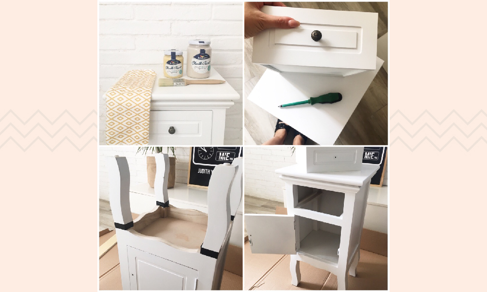 Como restaurar un mueble: primer paso, quitar los tiradores como restaurar un mueble