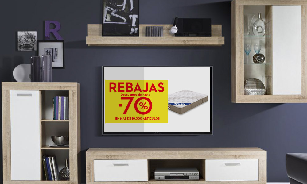 Cuando empiezan las rebajas llega el momento de renovar tu casa Conforama Cuando empiezan las rebajas llega el momento de renovar tu casa Conforama