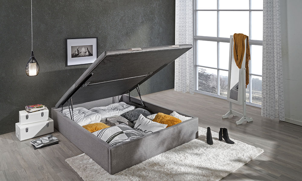 Canapé desmontable EASYBOX PLUS 3D 5.0. También disponible en marrón dormitorio moderno