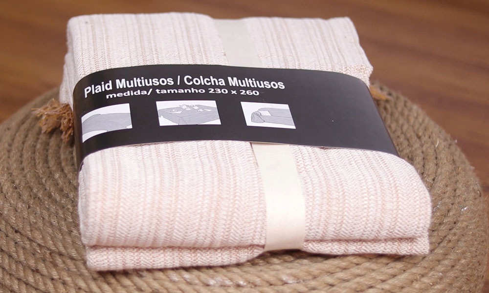 Colcha plaid multiusos 230x260 cm RAYAS de Conforama