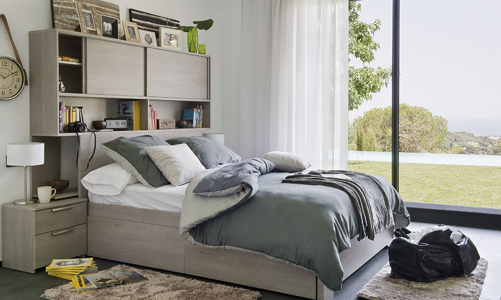 Dormitorio del programa VANCOUVER, disponible en 3 colores Dormitorio del programa VANCOUVER, disponible en 3 colores