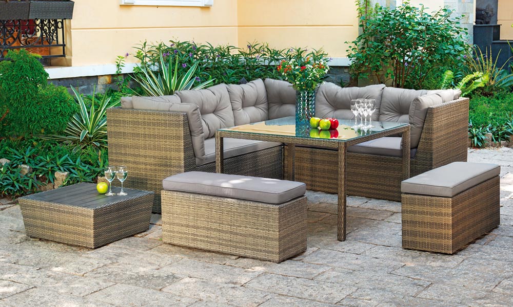 Conjunto de jardín SEMINYAC de Conforama Conjunto de jardín SEMINYAC de Conforama