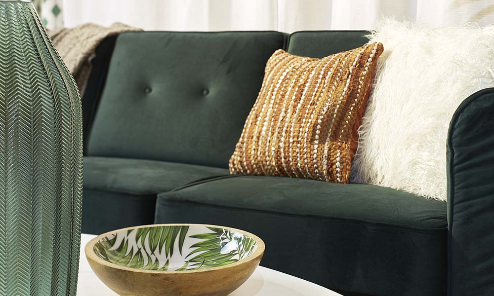 Centro de mesa JUNGLE con print tropical Centro de mesa JUNGLE con print tropical