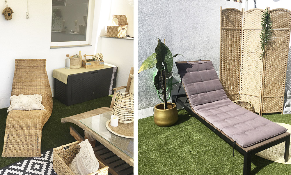 Terraza decorada por Conforama Terraza decorada por Conforama