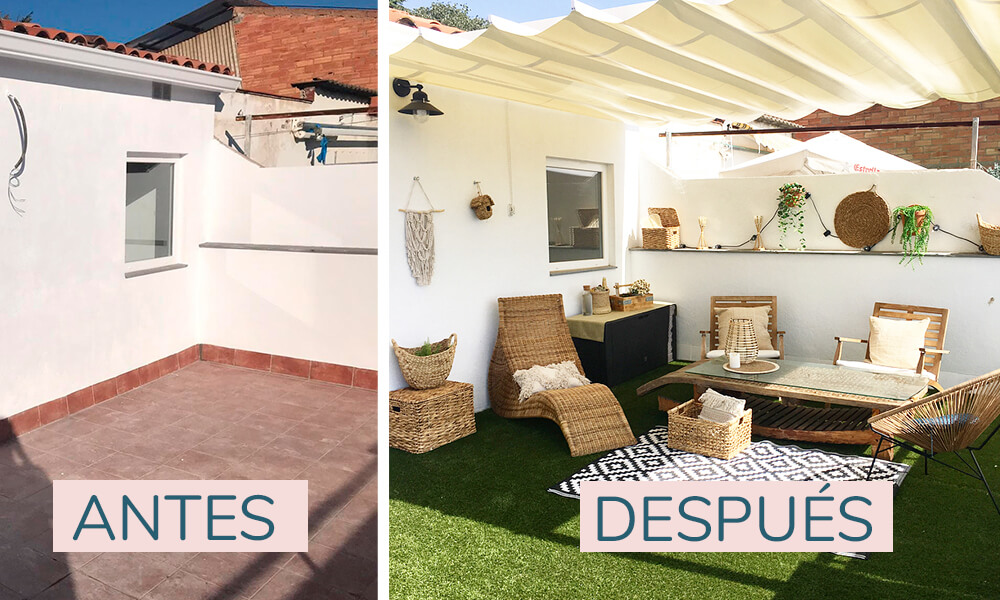 La terraza de @roser_home_ decorada con Conforama La terraza de @roser_home_ decorada con Conforama