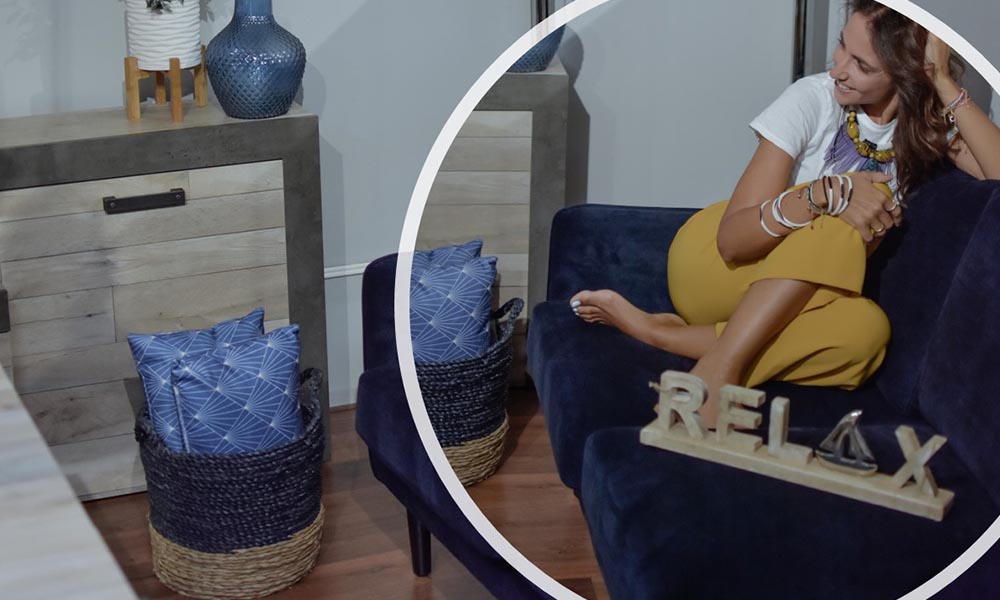 El color azul aporta mucha fuerza a la decoración de cualquier estancia descuentos en decoración
