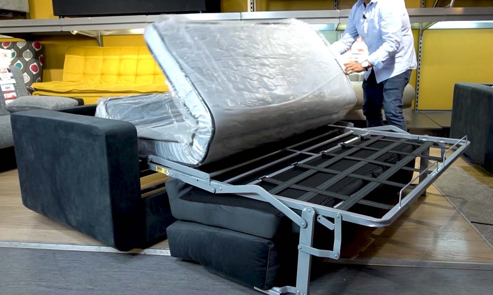 El sofá 3 plazas ROY se convierte en una cama de 190x135 cm qué sofá comprar