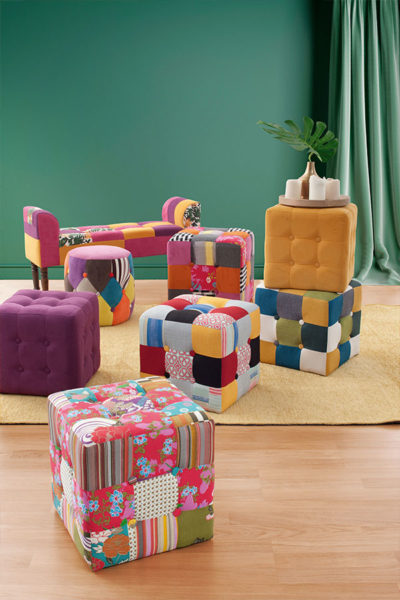 Consigue un toque bohemio con unos poufs multicolor muebles boho