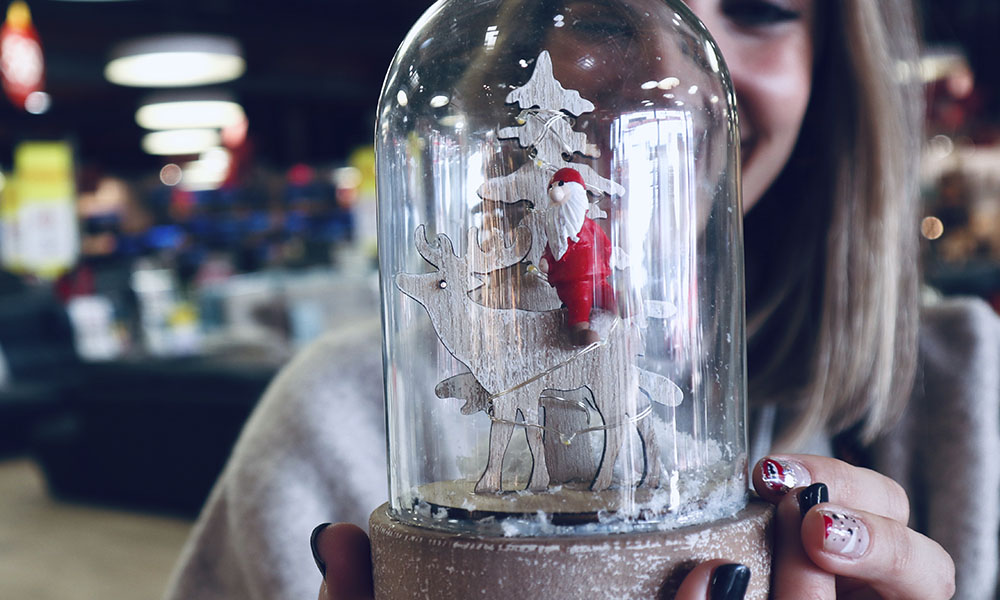 salones decorados de navidad