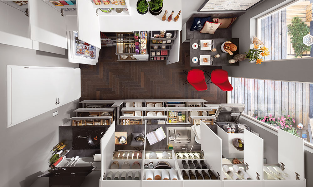 Lo más importante en una cocina pequeña es que cada cosa tenga su lugar amueblar cocina