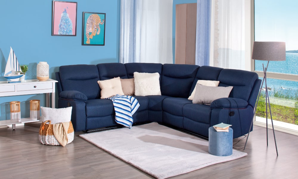 Rinconera relax reversible VISTA, ¡con espacio para toda la familia! colores de sofas
