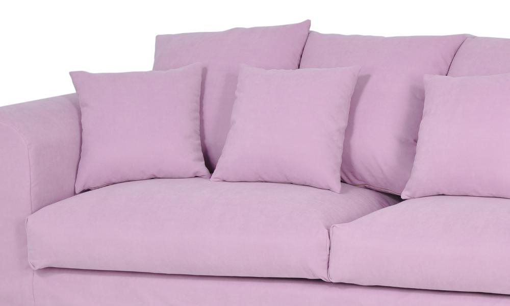 Sofá BRUCKE de tela desenfundable, 3 plazas, ¡relájate entre sus cojines! colores de sofas
