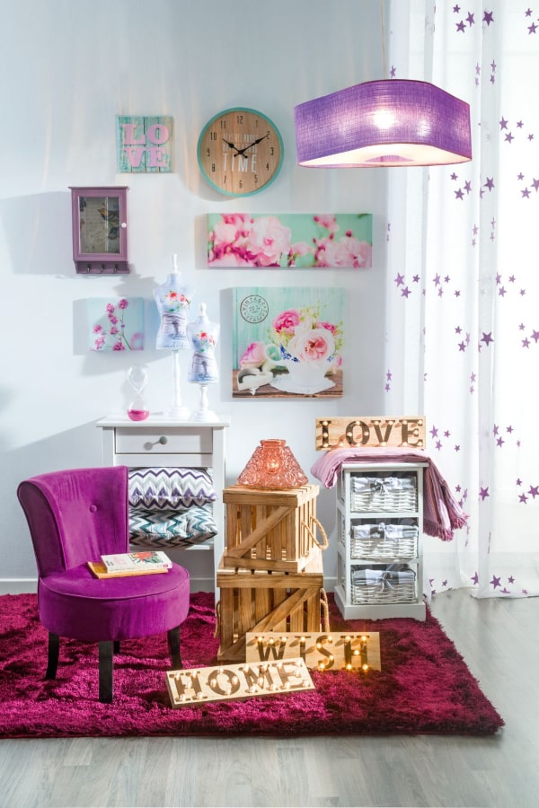 Letras con espejo LED con soporte de madera y aire muy original decoracion dormitorio juvenil femenino