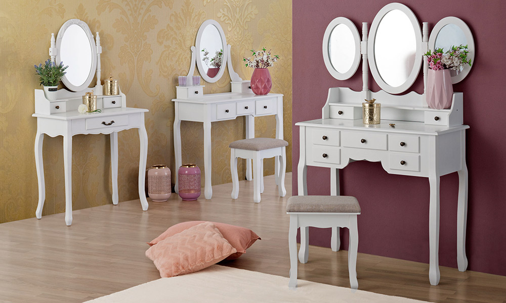 Elegir muebles vintage aportan cierta nostalgia, tan importante en el estilo romántico. Así, elegir un tocador es una elección 100% acertada estilo romantico decoracion