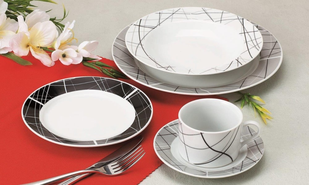 Vajilla FILIZ de porcelana 30 piezas planning limpieza casa