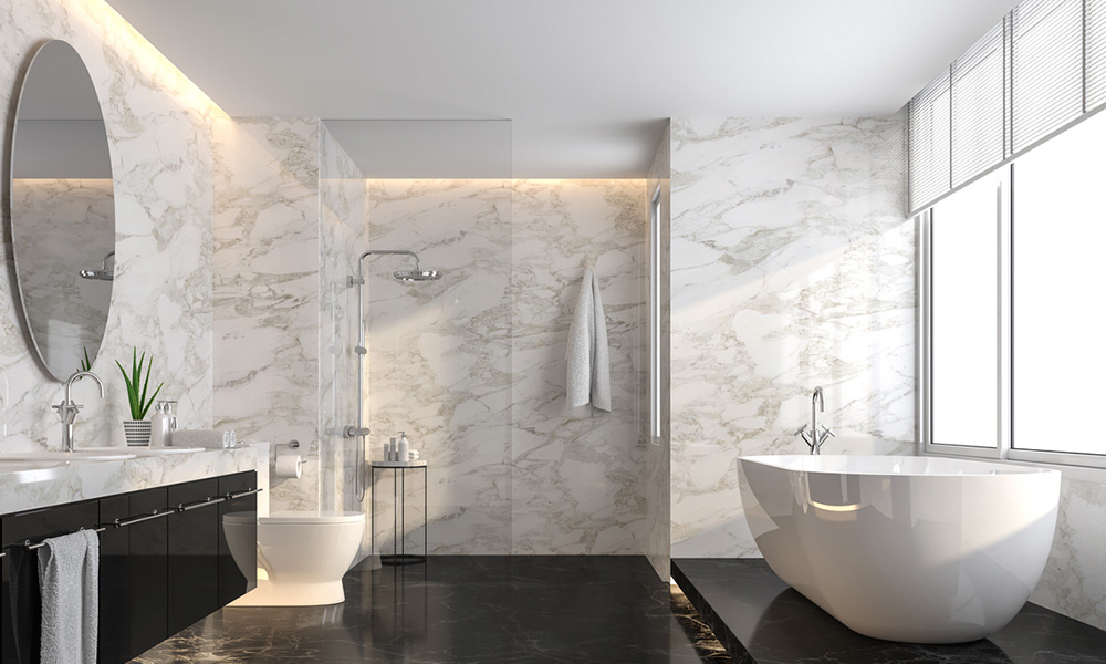 Las mamparas de cristal para la ducha son un detalle moderno y brindan la sensación de amplitud, luminosidad y brillo en el baño. alternativas a las mamparas de baño