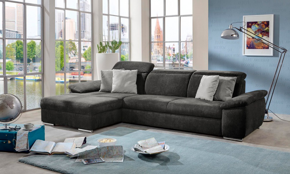El sofá chaise longe MAURICE dará el espacio necesario en tu salón alargado, ¿te lo imaginas? decorar un salón alargado