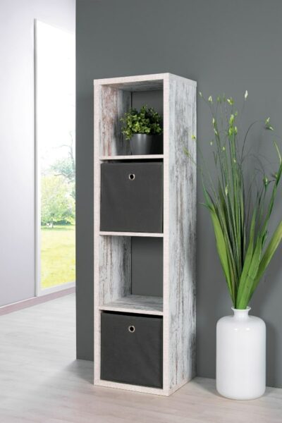 Estantería SCALA con 4 huecos. Gracias a su diseño se adapta a cualquier estilo. como pintar un mueble de madera de otro color
