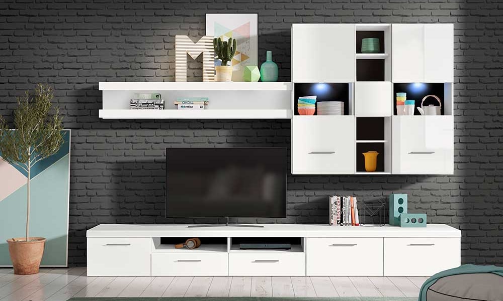 Comedor - Conforama combinar pintura y papel pintado para el comedor