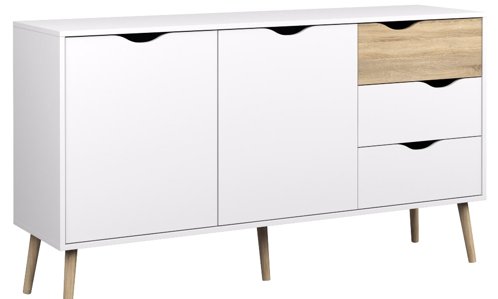 Comedor - Conforama combinar pintura y papel pintado para el comedor