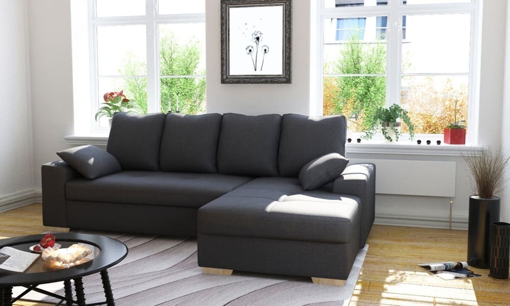 combinar sofa gris oscuro