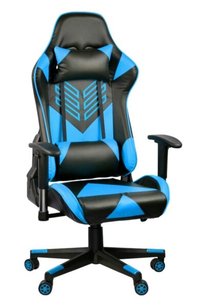 Puedes encontrar sillas gaming con una estética muy rompedora, como BASTET. decoracion habitacion gamer