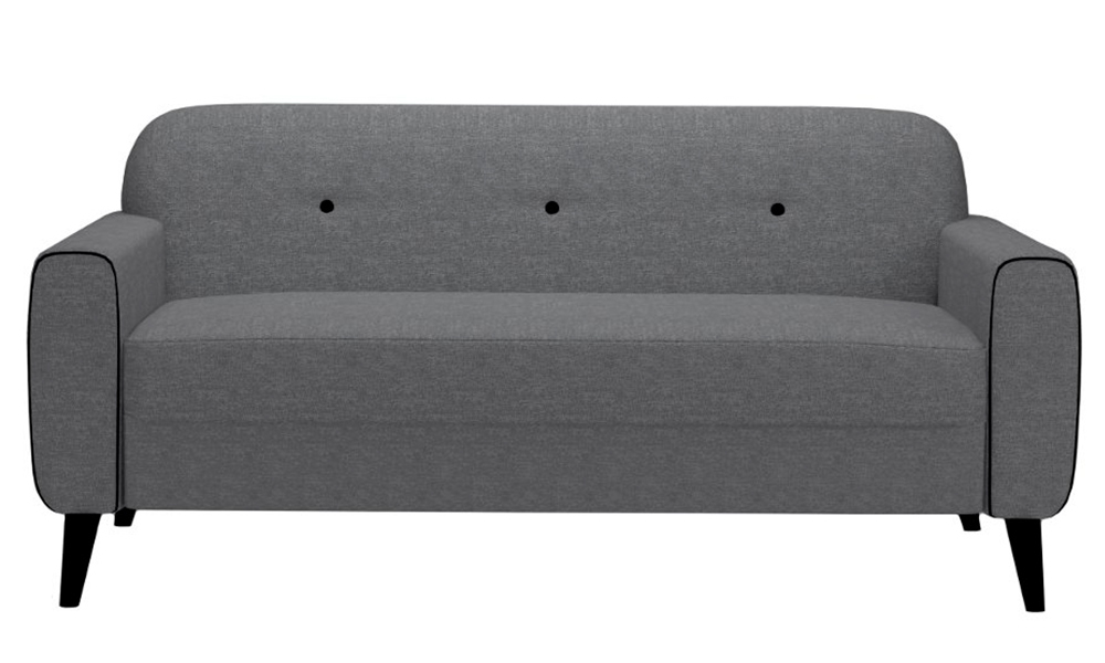 Haz que la pared de tu salón luzca fantástica y acorde con el sofá, cómo lo hace con este sofá BENNY decoración low cost