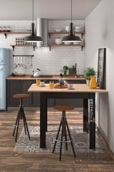 estilo nordico industrial vintage