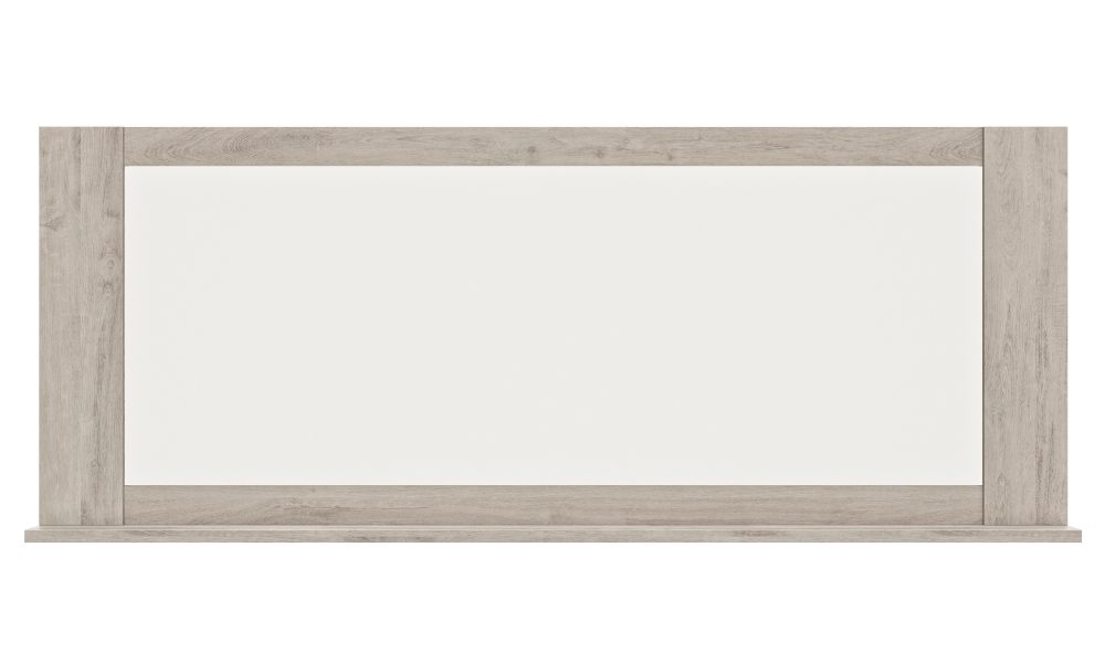espejo con estantería para decorar un salón rectangular estrecho decorar salon rectangular estrecho