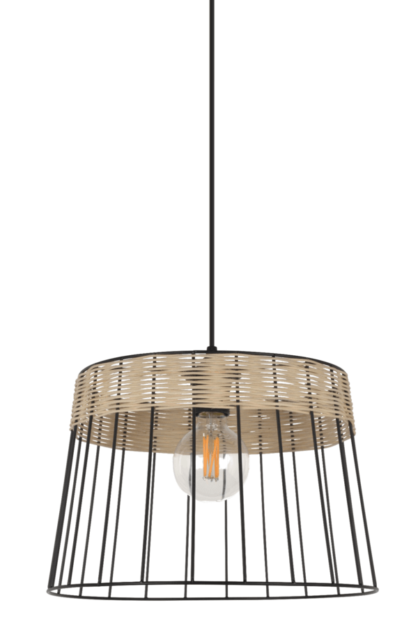 La lámpara INDAH aportará luz con unas texturas propias de la decoración rústica vintage salon rustico vintage