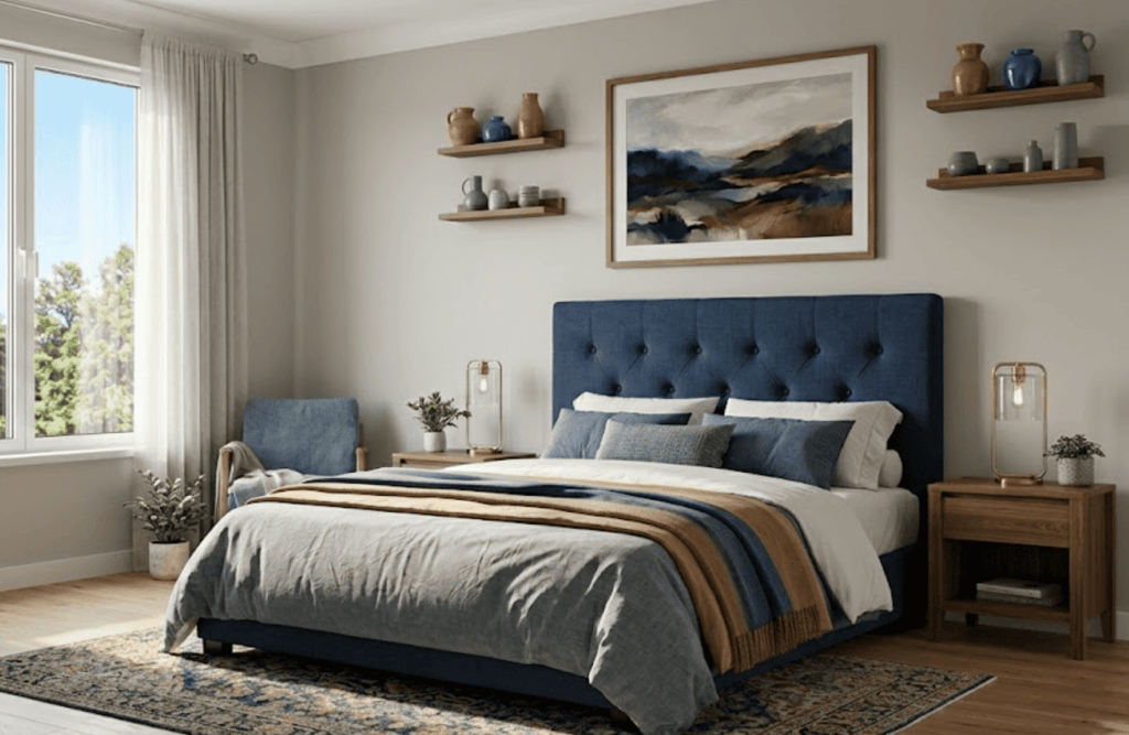 Altura del cabecero de cama ideal según tipo y estilo